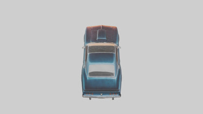 Classic Muscle Car model 3D model
