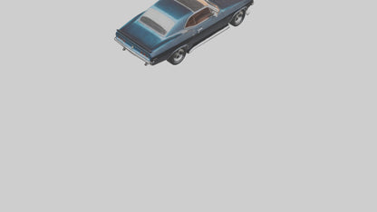 Classic Muscle Car model 3D model
