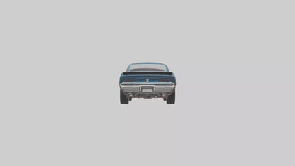 Classic Muscle Car model 3D model