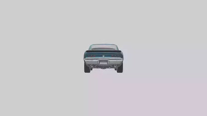 Classic Muscle Car model 3D model