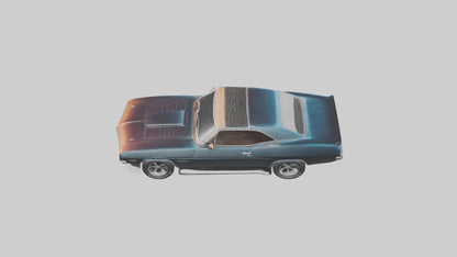 Classic Muscle Car model 3D model