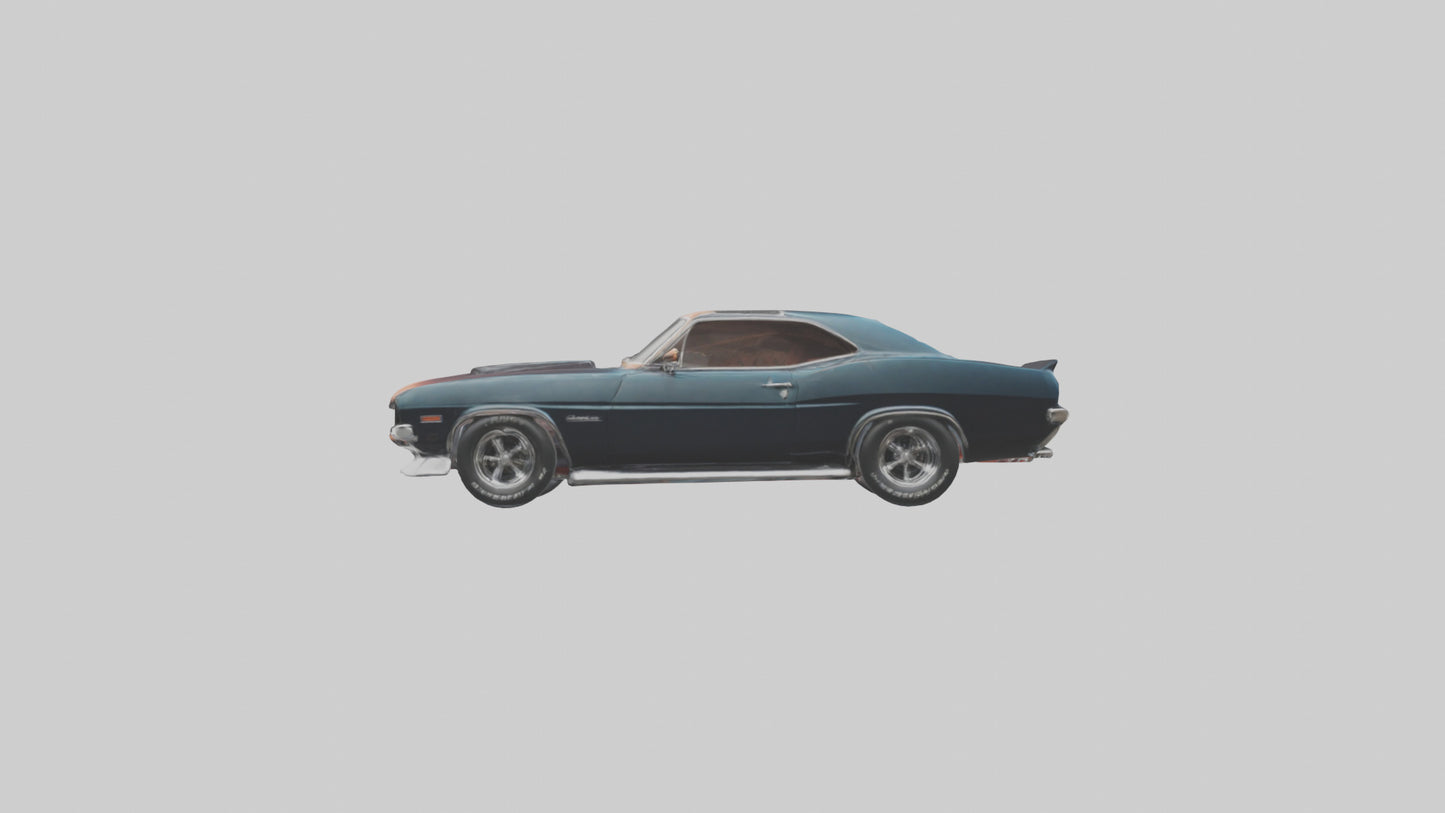 Classic Muscle Car model 3D model