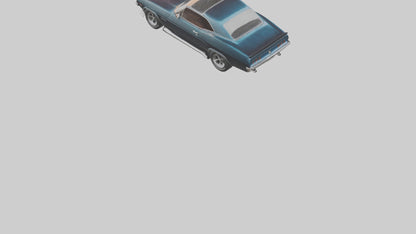 Classic Muscle Car model 3D model