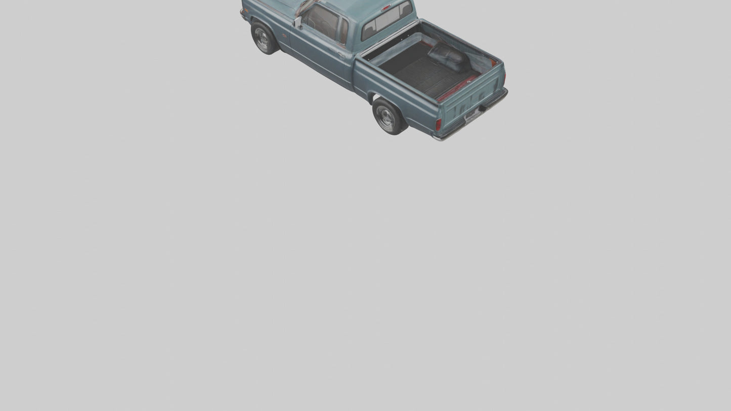 3D model Classic Pickup with Modern Features model VR / AR / low-poly