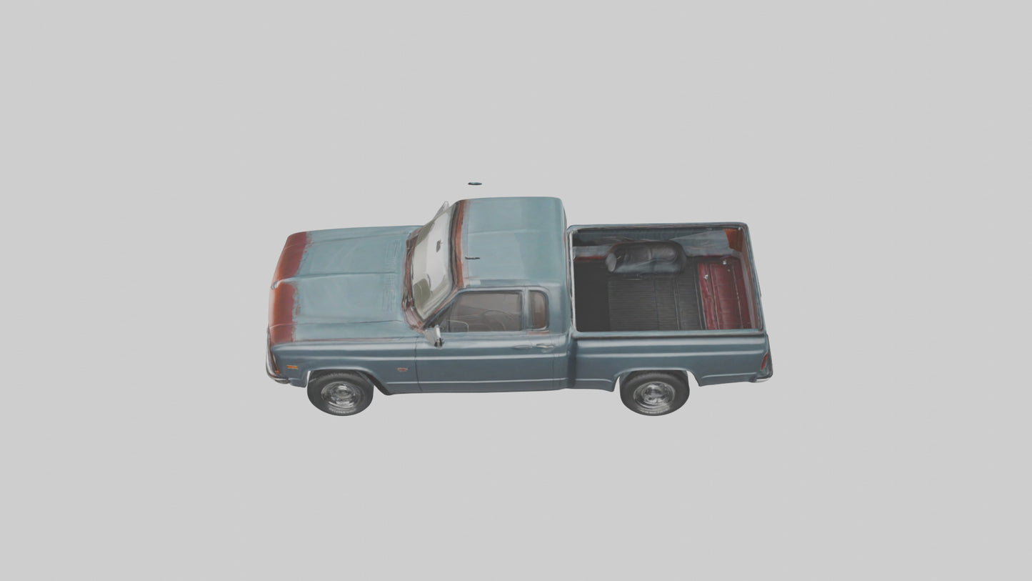 3D model Classic Pickup with Modern Features model VR / AR / low-poly