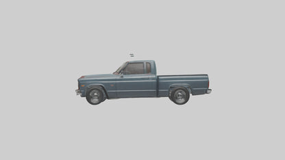 3D model Classic Pickup with Modern Features model VR / AR / low-poly