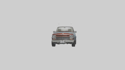 3D model Classic Pickup with Modern Features model VR / AR / low-poly