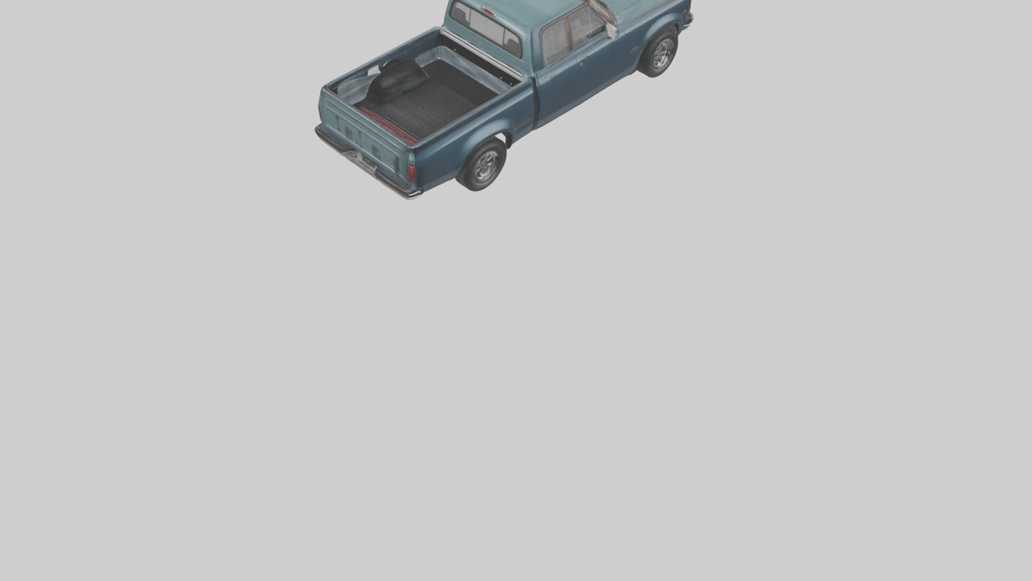 3D model Classic Pickup with Modern Features model VR / AR / low-poly