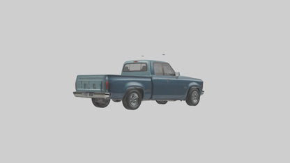 3D model Classic Pickup with Modern Features model VR / AR / low-poly
