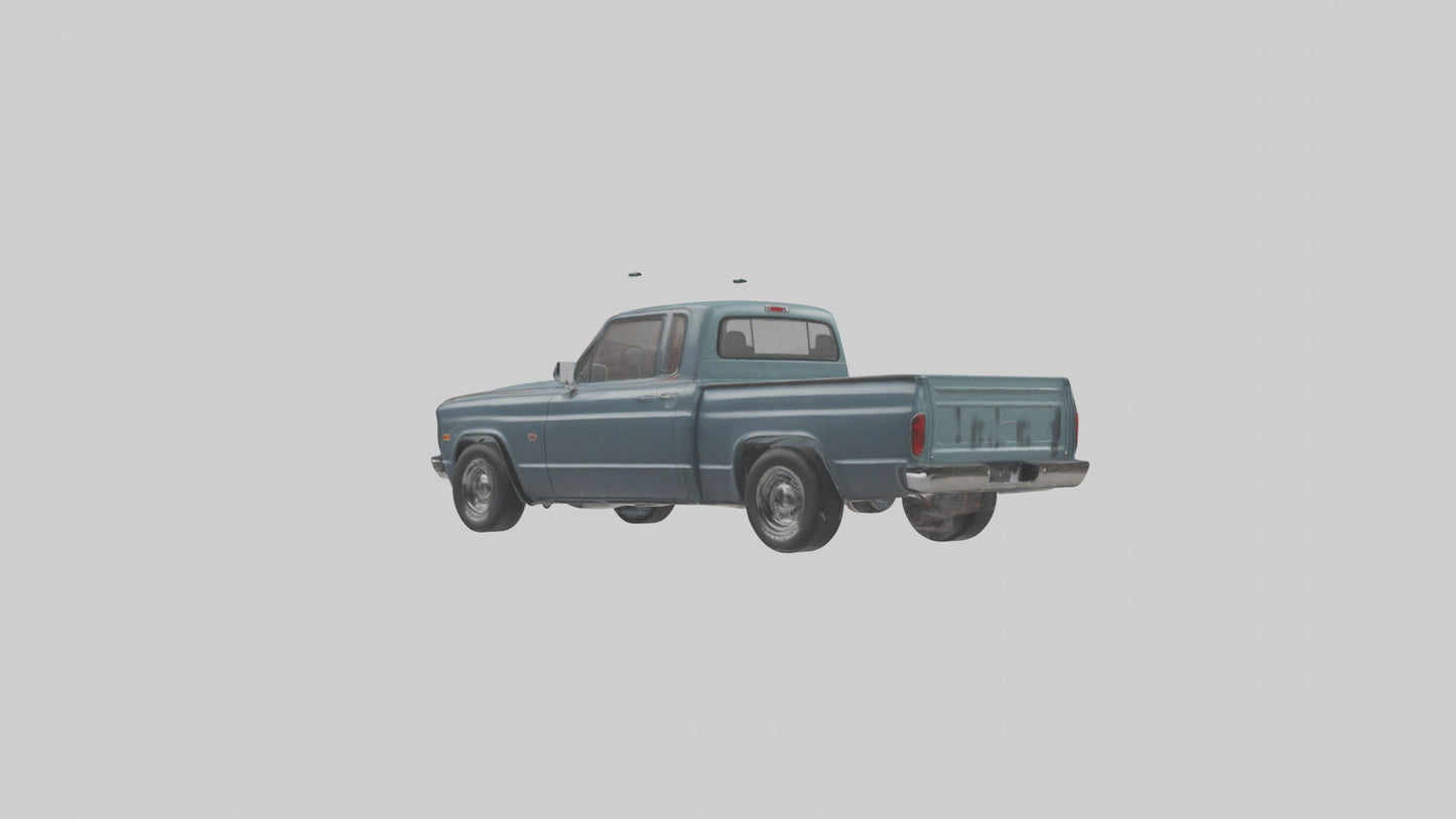 3D model Classic Pickup with Modern Features model VR / AR / low-poly