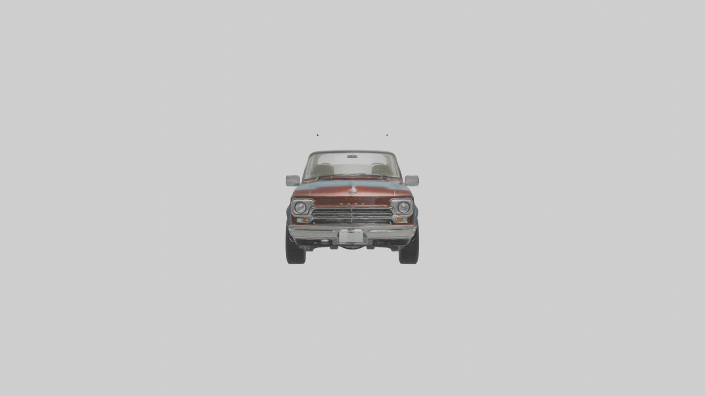 3D model Classic Pickup with Modern Features model VR / AR / low-poly