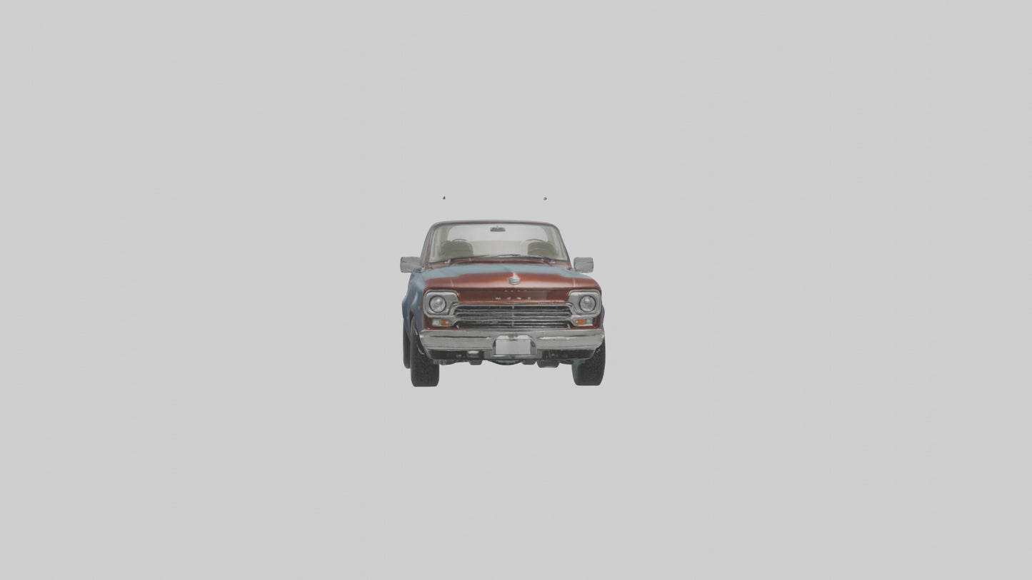 3D model Classic Pickup with Modern Features model VR / AR / low-poly