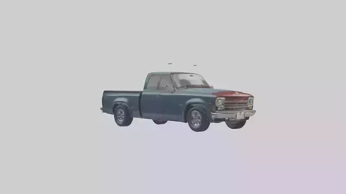 3D model Classic Pickup with Modern Features model VR / AR / low-poly