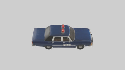 Classic Police Car model VR / AR / low-poly
