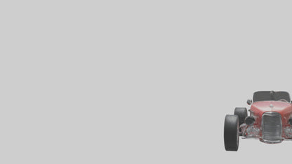 Classic Roadster Car Model VR / AR / low-poly