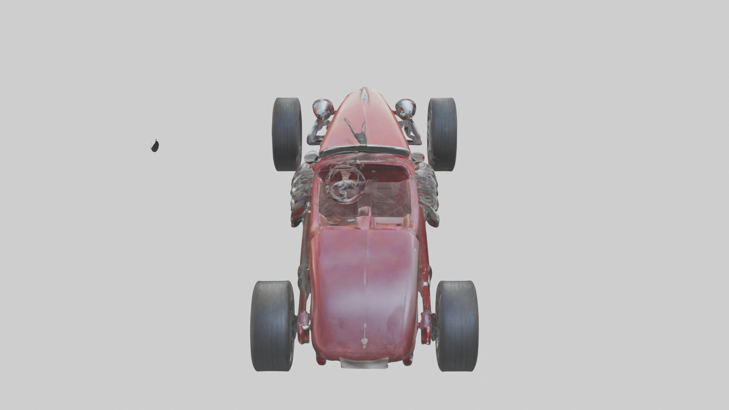 Classic Roadster Car Model VR / AR / low-poly