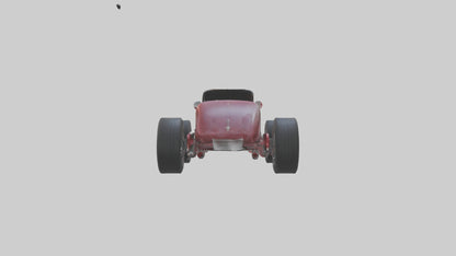Classic Roadster Car Model VR / AR / low-poly