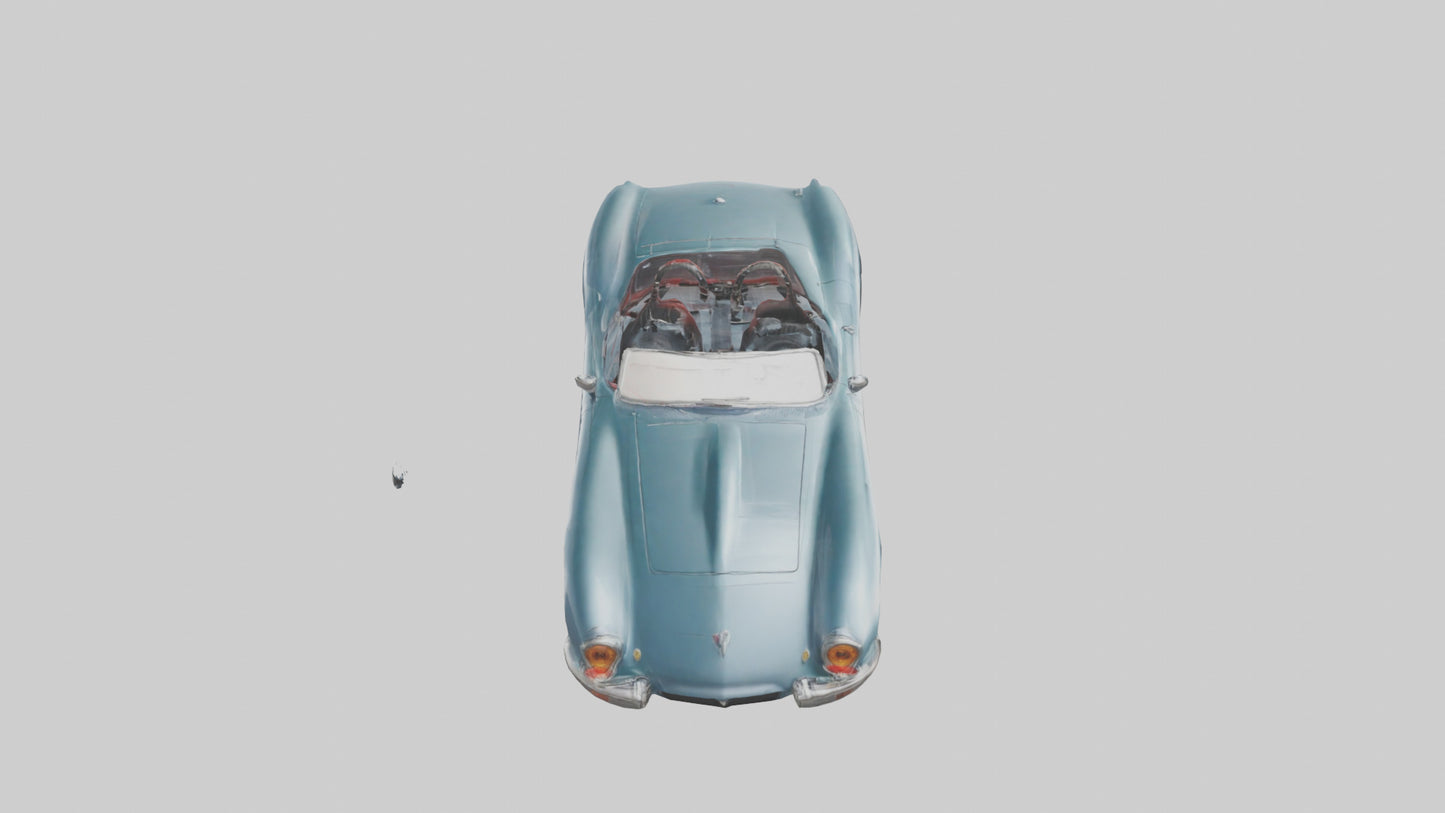 Classic Roadster with Modern Wheels model 3D model