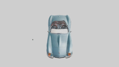 Classic Roadster with Modern Wheels model 3D model