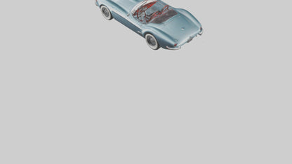 Classic Roadster with Modern Wheels model 3D model