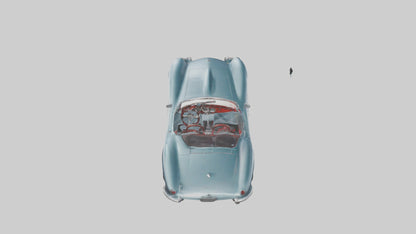 Classic Roadster with Modern Wheels model 3D model