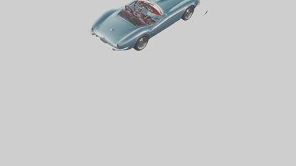 Classic Roadster with Modern Wheels model 3D model
