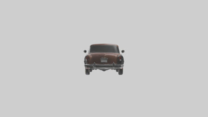 3D model Classic Sedan with Leather Interior model VR / AR / low-poly