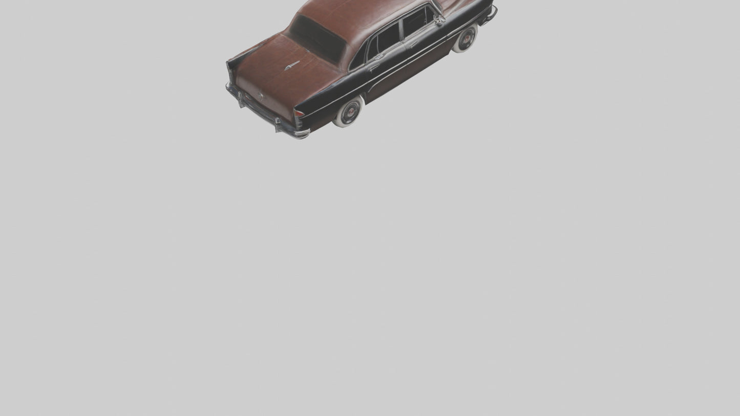 3D model Classic Sedan with Leather Interior model VR / AR / low-poly