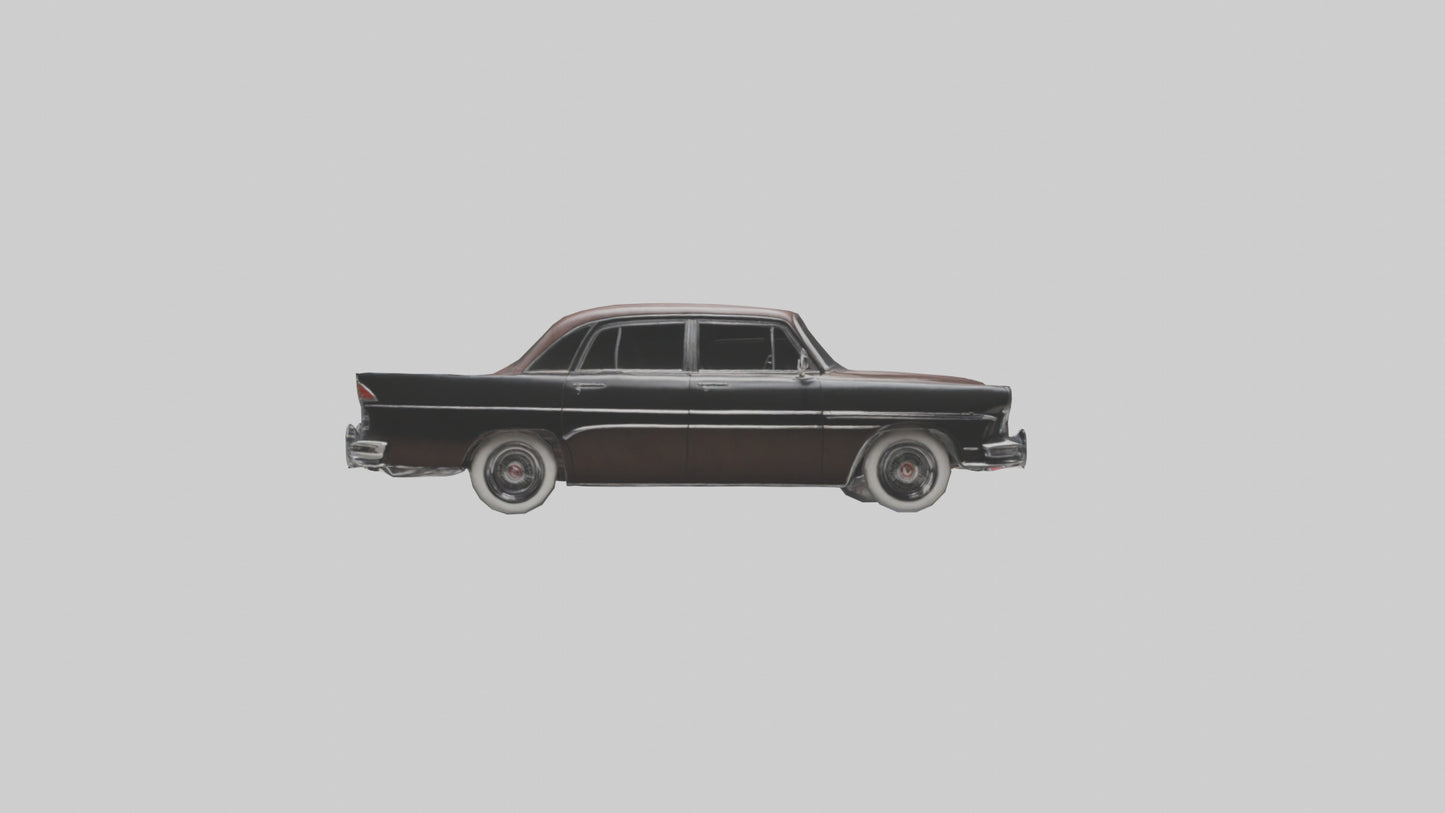 3D model Classic Sedan with Leather Interior model VR / AR / low-poly