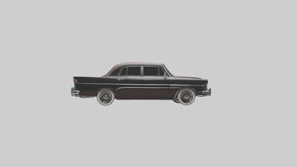 3D model Classic Sedan with Leather Interior model VR / AR / low-poly