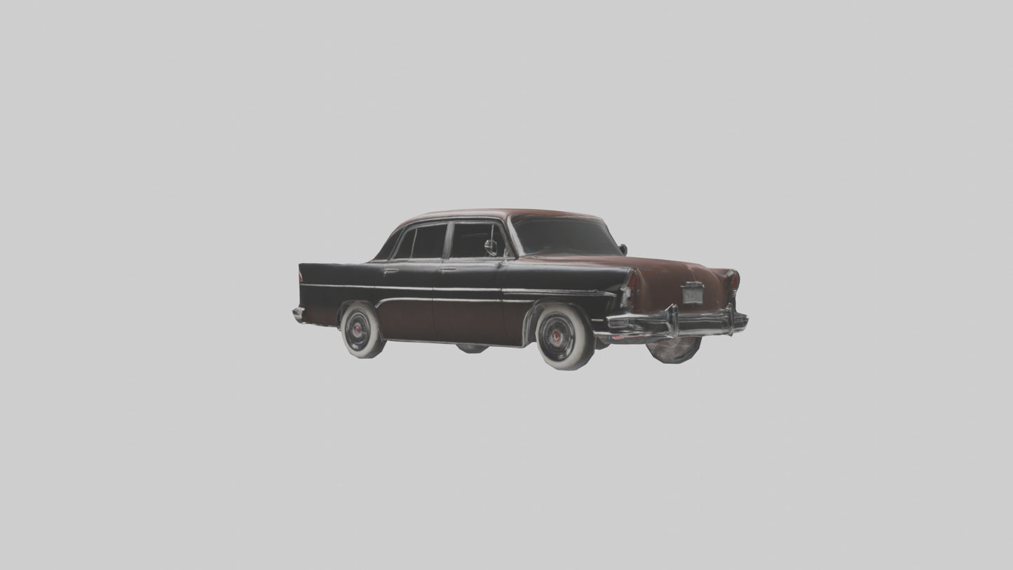 3D model Classic Sedan with Leather Interior model VR / AR / low-poly