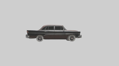 3D model Classic Sedan with Leather Interior model VR / AR / low-poly
