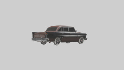 3D model Classic Sedan with Leather Interior model VR / AR / low-poly