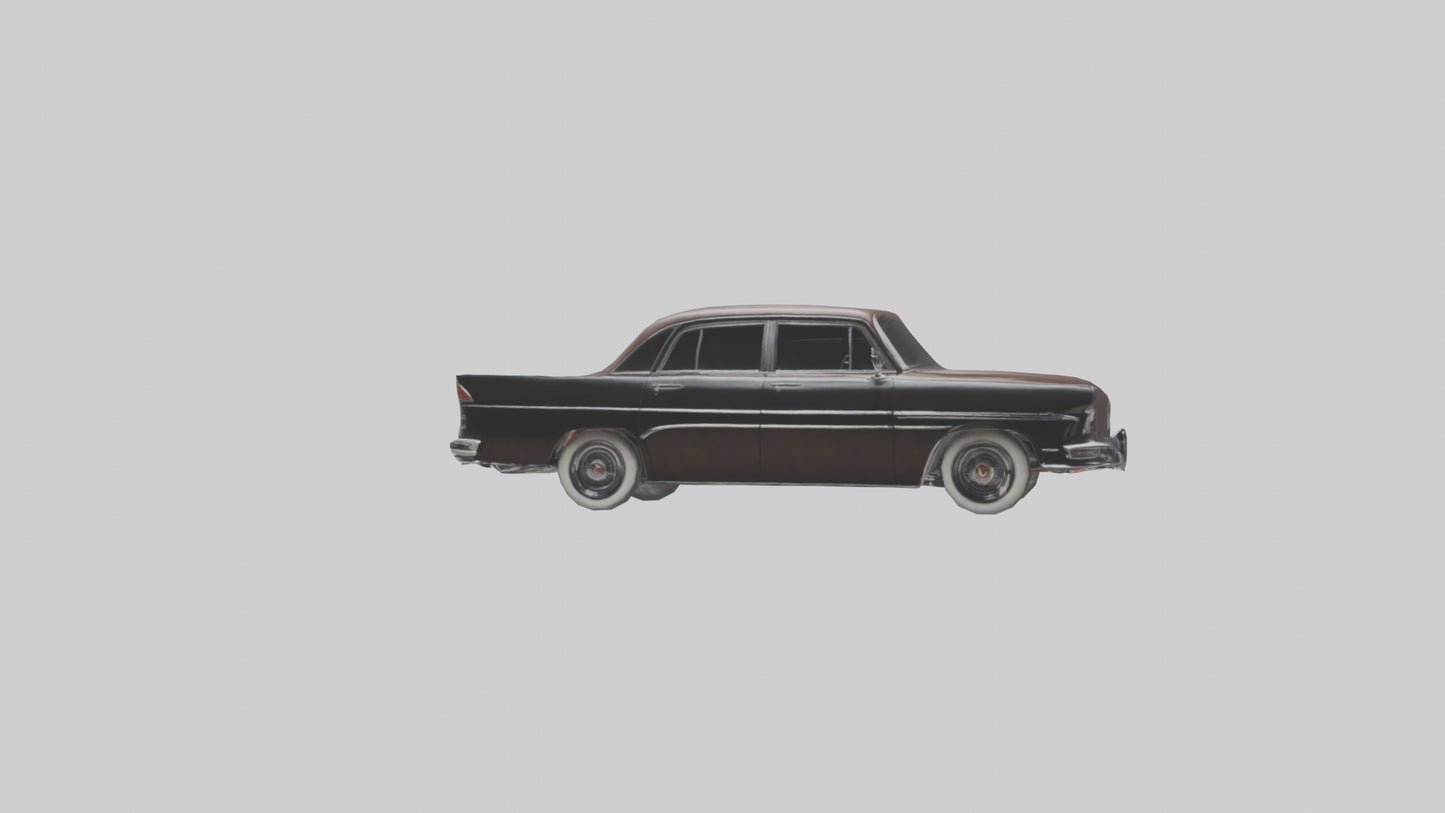 3D model Classic Sedan with Leather Interior model VR / AR / low-poly