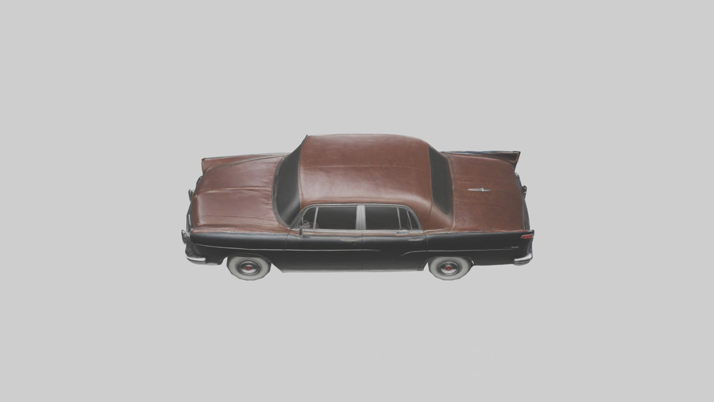 3D model Classic Sedan with Leather Interior model VR / AR / low-poly