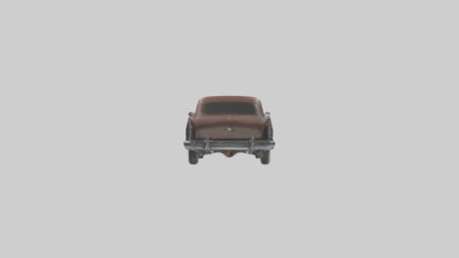 3D model Classic Sedan with Leather Interior model VR / AR / low-poly