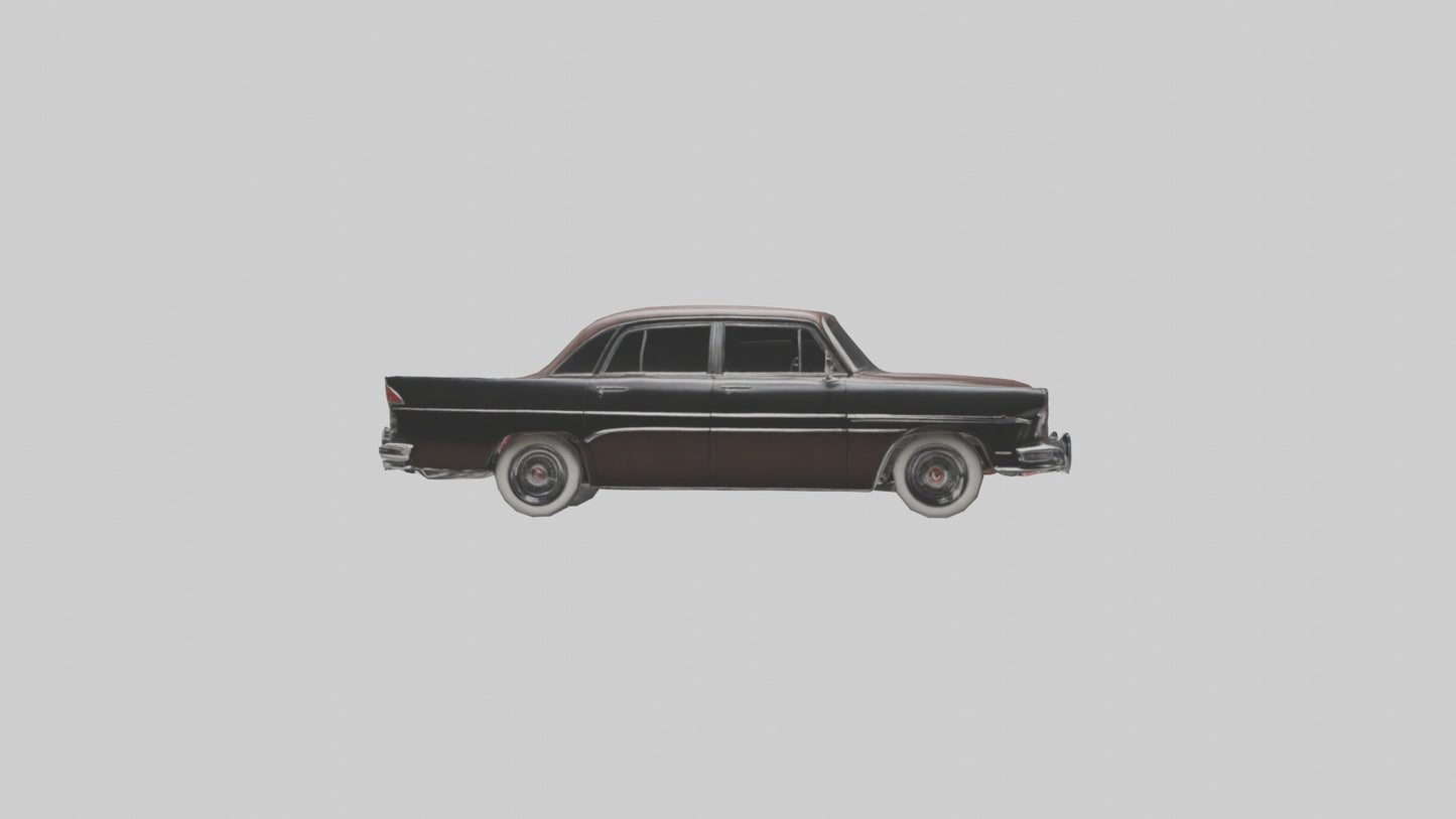3D model Classic Sedan with Leather Interior model VR / AR / low-poly
