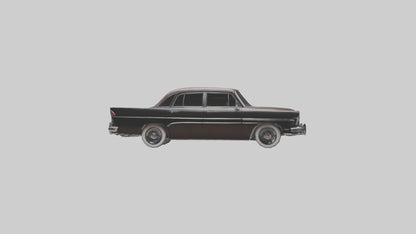 3D model Classic Sedan with Leather Interior model VR / AR / low-poly