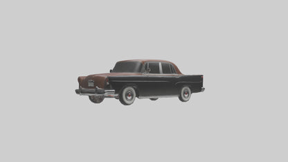 3D model Classic Sedan with Leather Interior model VR / AR / low-poly