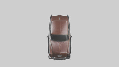 3D model Classic Sedan with Leather Interior model VR / AR / low-poly