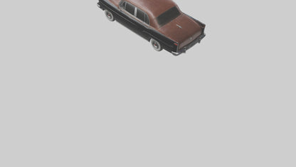 3D model Classic Sedan with Leather Interior model VR / AR / low-poly