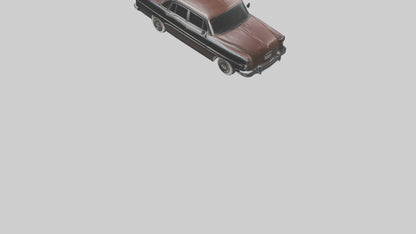 3D model Classic Sedan with Leather Interior model VR / AR / low-poly