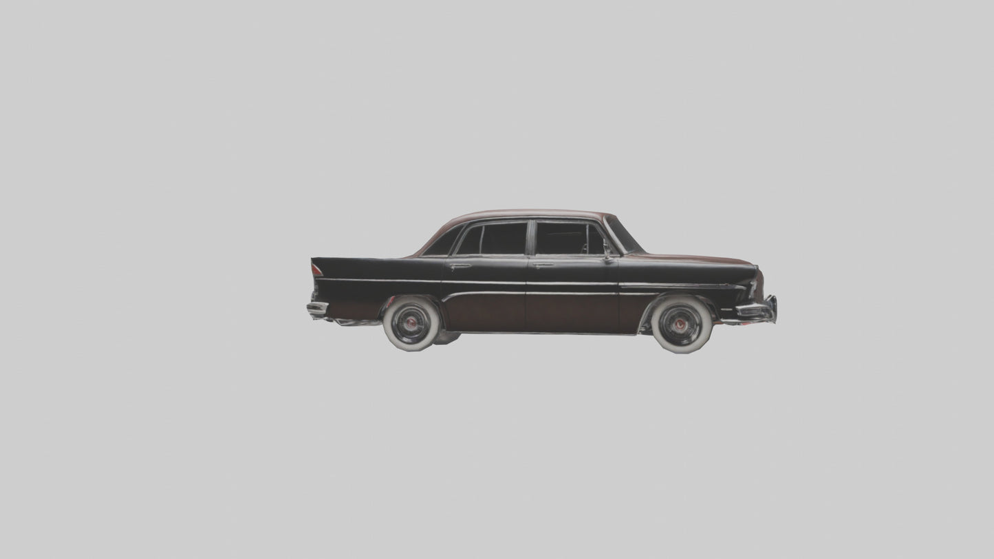 3D model Classic Sedan with Leather Interior model VR / AR / low-poly