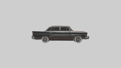 3D model Classic Sedan with Leather Interior model VR / AR / low-poly