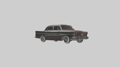 3D model Classic Sedan with Leather Interior model VR / AR / low-poly