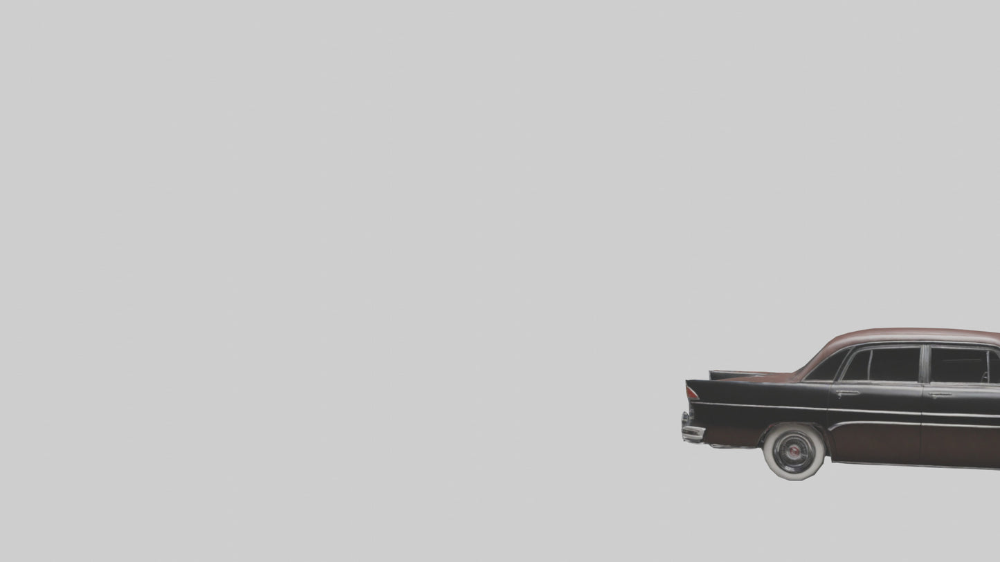 3D model Classic Sedan with Leather Interior model VR / AR / low-poly