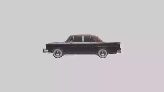 3D model Classic Sedan with Leather Interior model VR / AR / low-poly