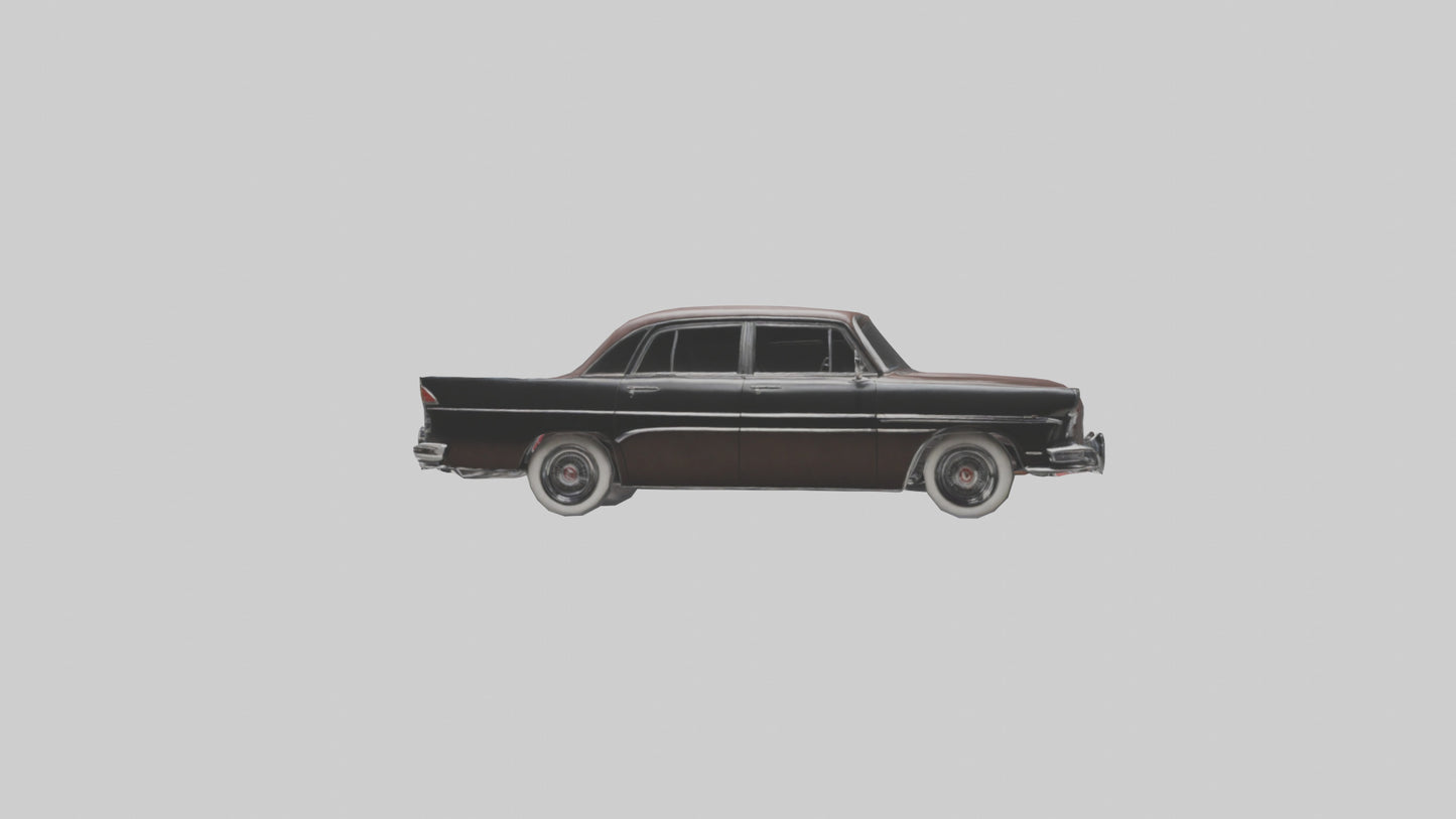 3D model Classic Sedan with Leather Interior model VR / AR / low-poly