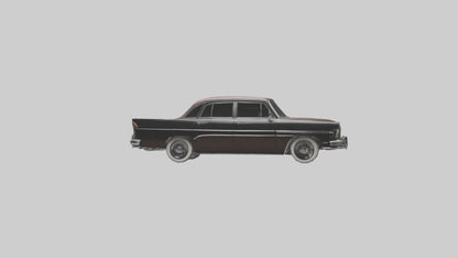 3D model Classic Sedan with Leather Interior model VR / AR / low-poly