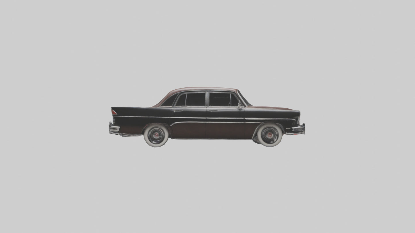 3D model Classic Sedan with Leather Interior model VR / AR / low-poly
